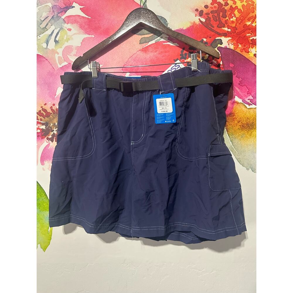 Women's Columbia Regular Fit 6" Sandy River UPF Lightweight Cargo Shorts Plus